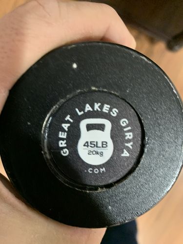 Customer photo review of 45lb Club Bells - single