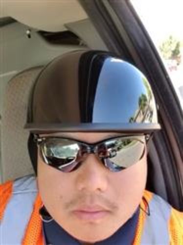 Customer photo review of Smallest Beanie Half Helmet
