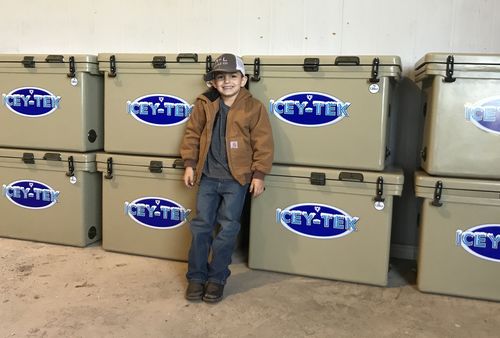 Customer photo review of ICEY-TEK Classic 300 Quart Roto-Molded Coolers