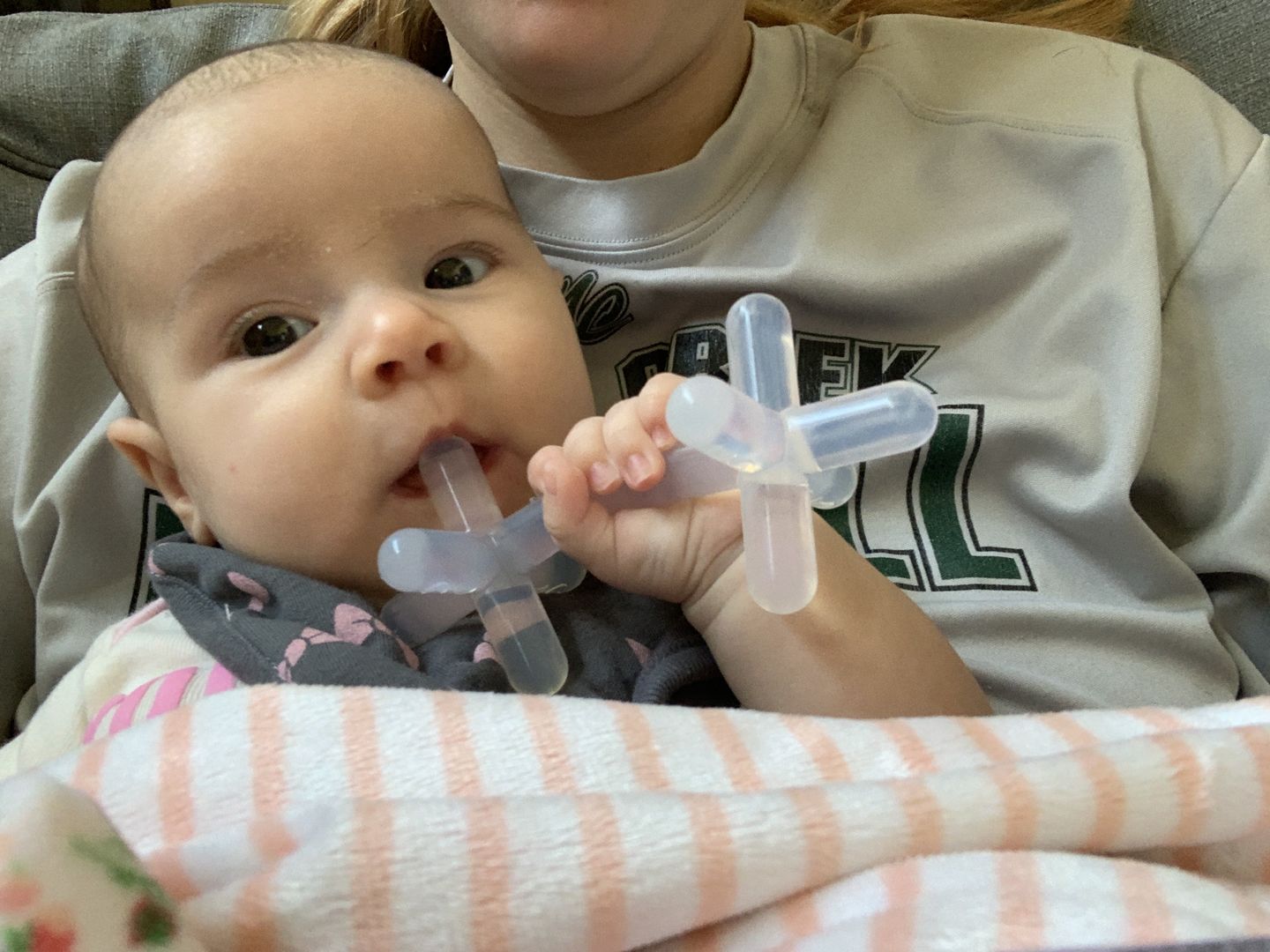 Customer photo review of moonjax® baby teether