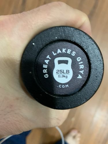 Customer photo review of 25lb Steel Club - single