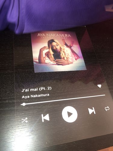 Customer photo review of Plaque personnalisée