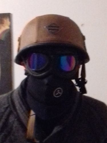 Customer photo review of Half Helmet