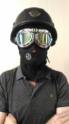 Customer photo review of Half Helmet