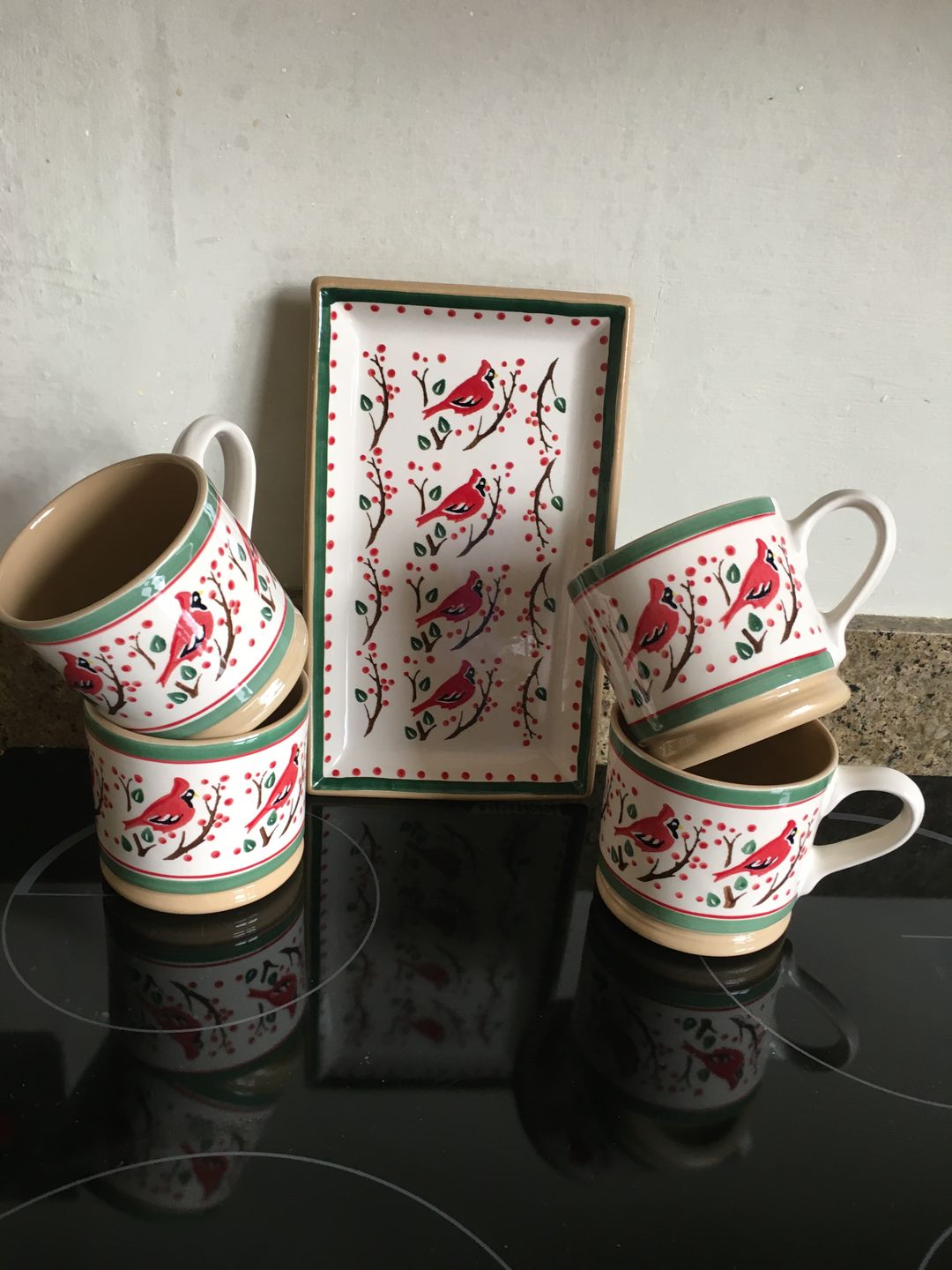 Customer photo review of Large Mug Berry Bird