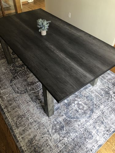 Customer photo review of Distressed Vintage Kendra Ash Area Rug