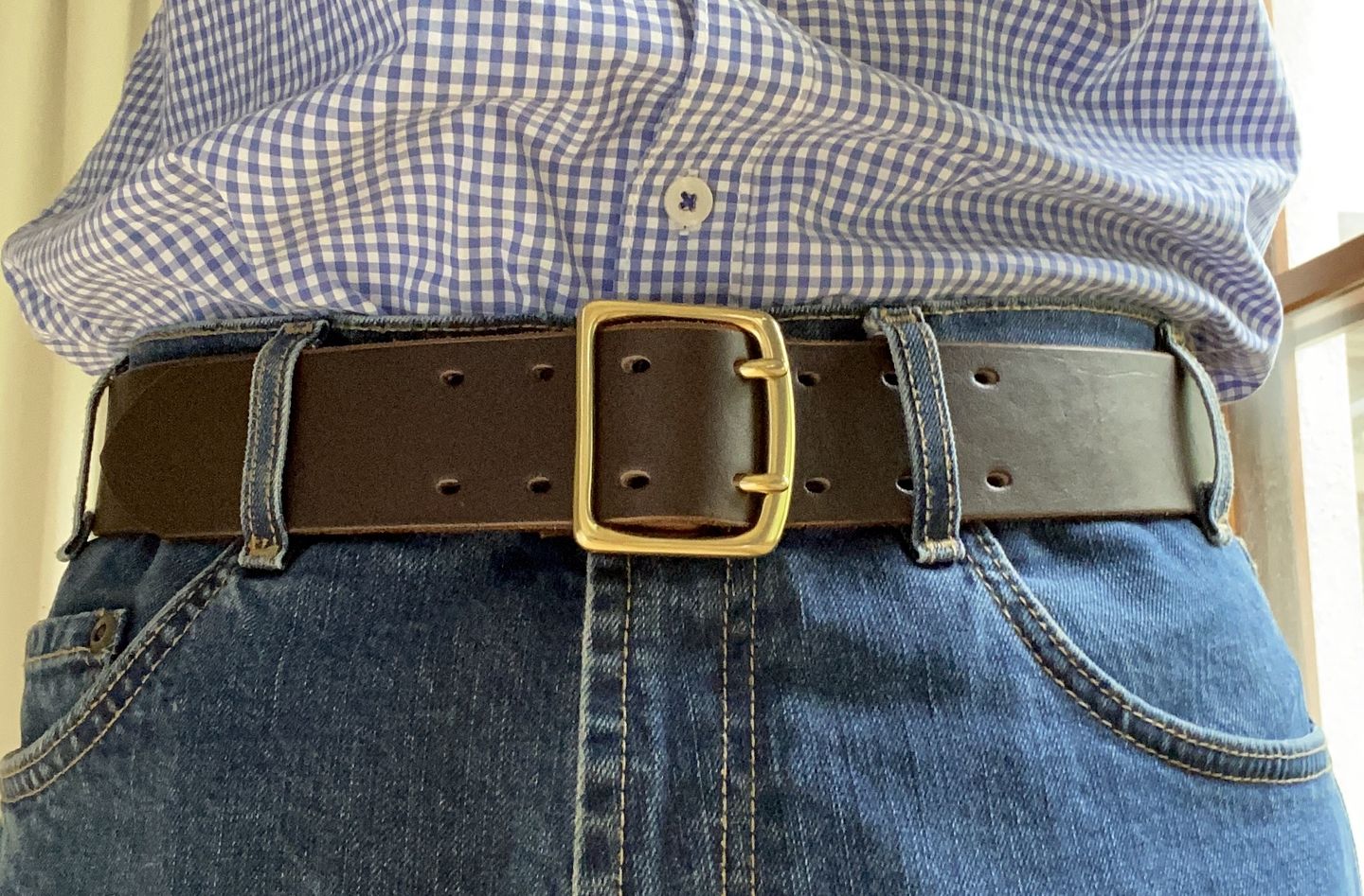 Customer photo review of The Wide Belt