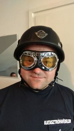 Customer photo review of Half Helmet