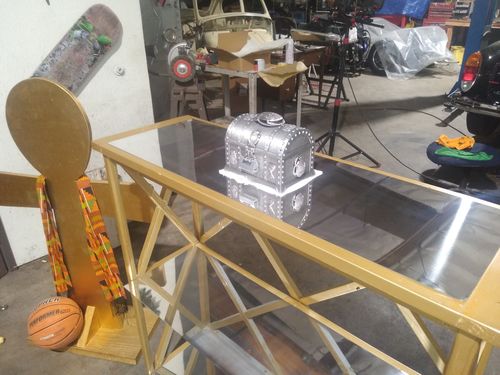 Customer photo review of Egyptian Scarab Treasure Chest Jewelry Box