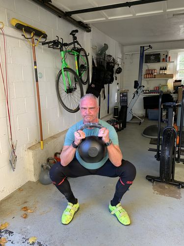 Customer photo review of 60kg / 132lbs E-coated Cast Iron Kettlebell