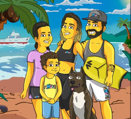 Customer photo review of RETRATO EM ARQUIVO DIGITAL FAMILIA AMARELA