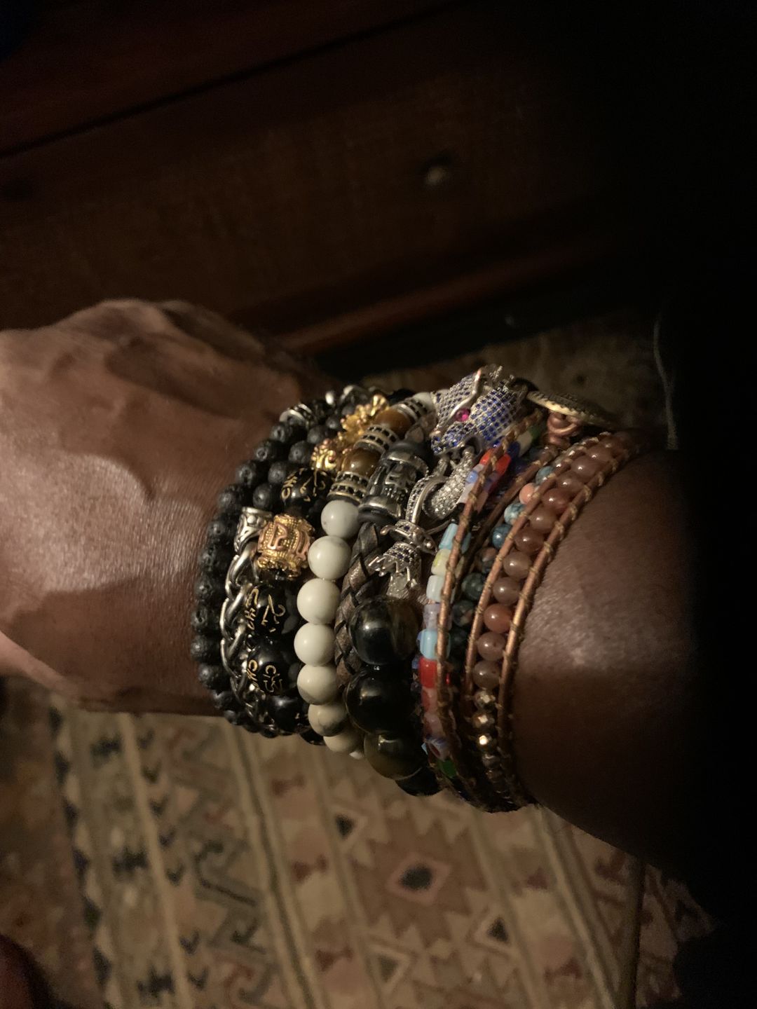 Customer photo review of Imperial Flower Protection Wrap Bracelet