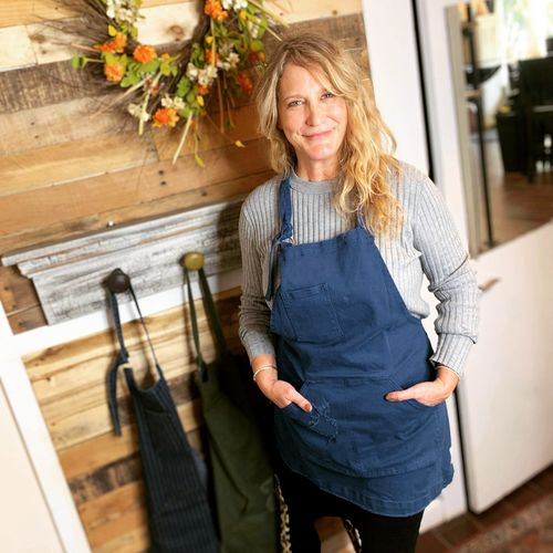 Customer photo review of Cobalt Blue Apron