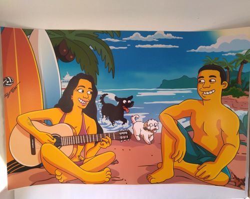 Customer photo review of RETRATO EM ARQUIVO DIGITAL FAMILIA AMARELA