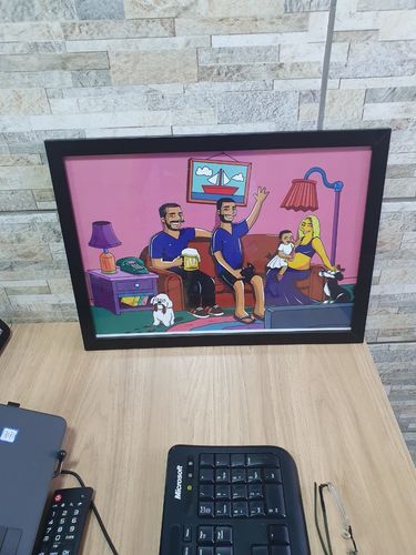 Customer photo review of RETRATO EM ARQUIVO DIGITAL FAMILIA AMARELA