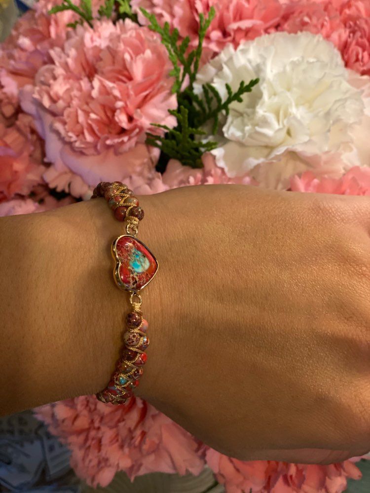 Customer photo review of HERZ Armband Jaspis