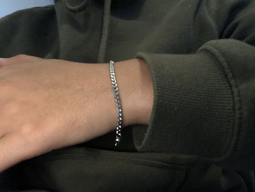 Customer photo review of mini “industrial” bracelet