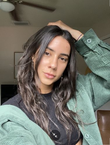 Customer photo review of Oversized Corduroy Jacket