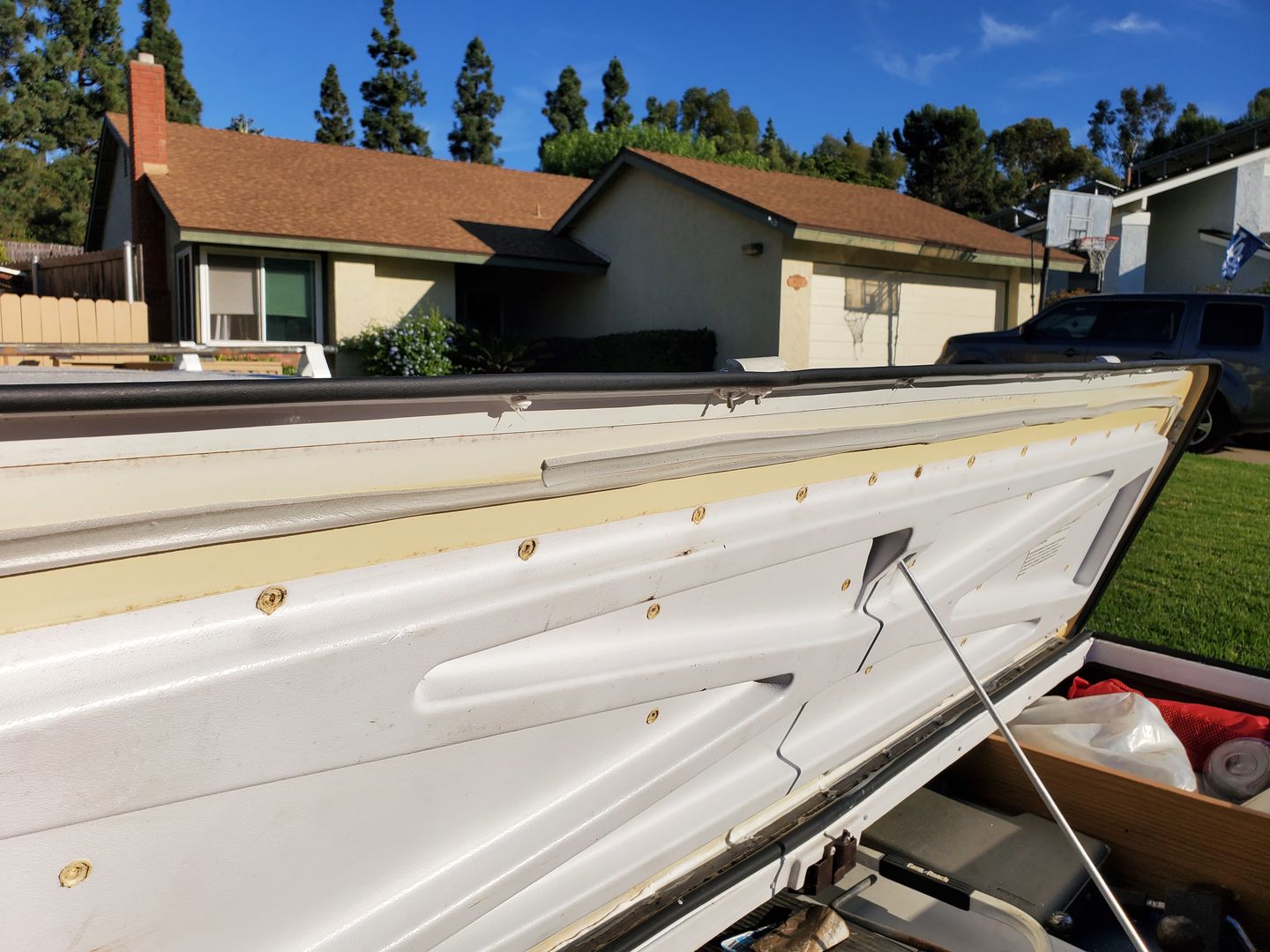 Customer photo review of Storage Box Lid Seal 12.5 Foot