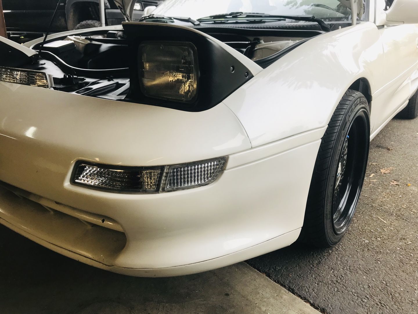 Customer photo review of Reproduction JDM Front Solid Side Moldings (Front Side Marker Deletes)