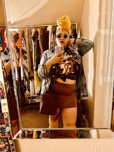 Customer photo review of Melanie Sunglasses