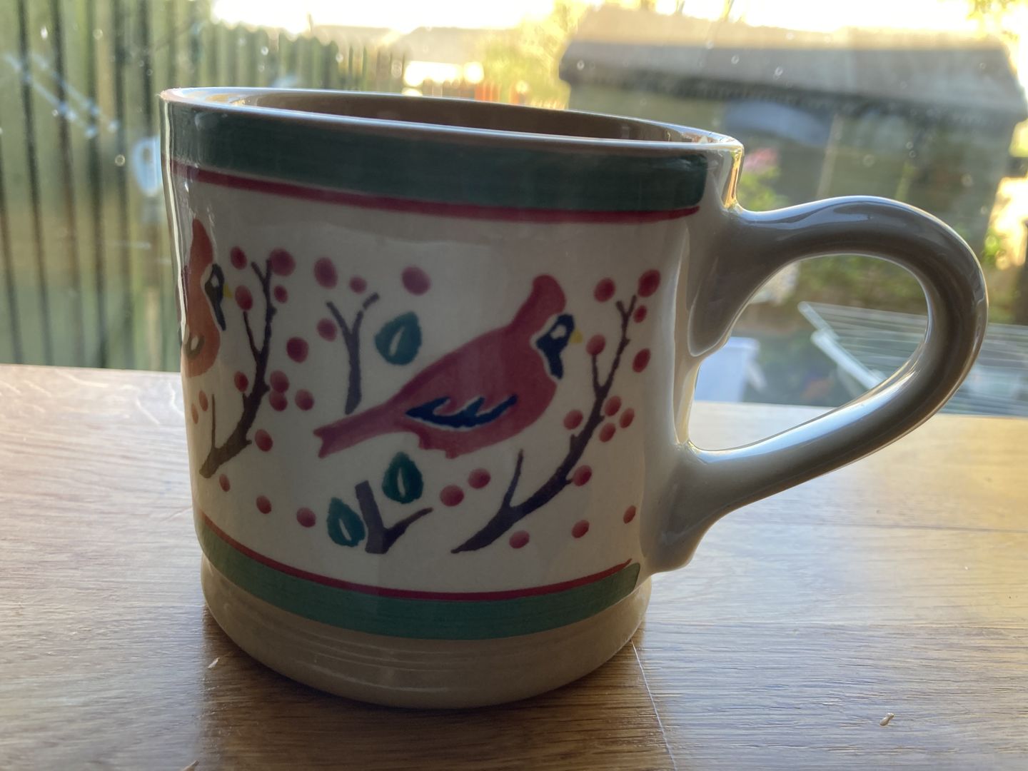 Customer photo review of Large Mug Berry Bird