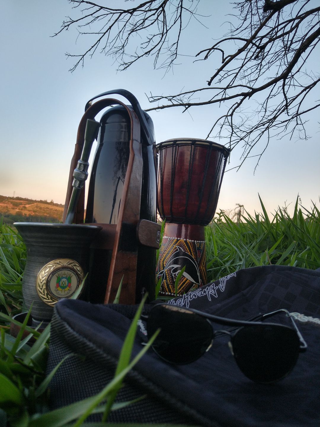 Customer photo review of Tambor Africano Djembê 40cm - Bali