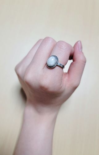 Customer photo review of DÜNNER "MONDJUWELEN"-RING