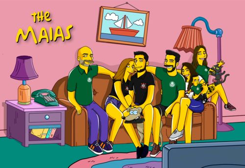 Customer photo review of RETRATO EM ARQUIVO DIGITAL FAMILIA AMARELA