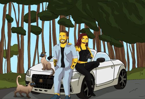 Customer photo review of RETRATO EM ARQUIVO DIGITAL FAMILIA AMARELA