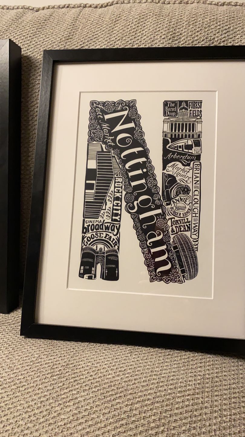 Customer photo review of Nottingham Print