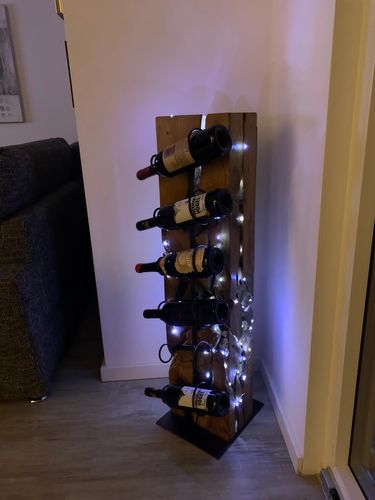 Customer photo review of Weinregal Weinständer XILON 100 cm