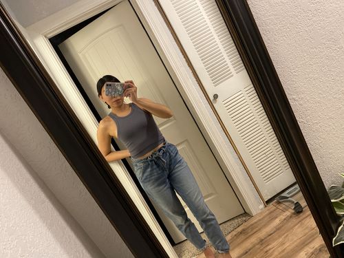 Customer photo review of Ribbed Tank