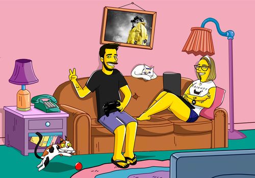 Customer photo review of RETRATO EM ARQUIVO DIGITAL FAMILIA AMARELA