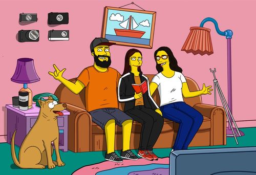 Customer photo review of RETRATO EM ARQUIVO DIGITAL FAMILIA AMARELA