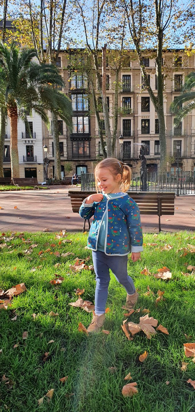 Customer photo review of Whale Of A Time Reversible Spring Jacket