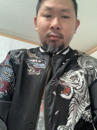 Customer photo review of Four Legendary Creatures Sukajan Souvenir Jacket
