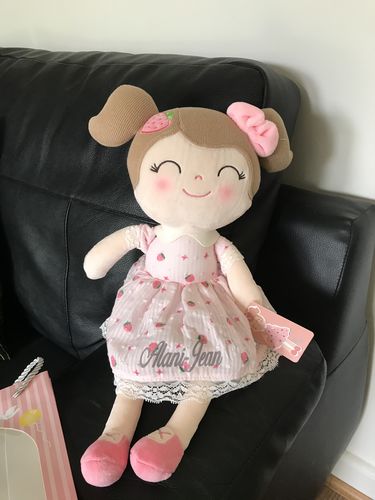 Customer photo review of Personalized Leyadoll (Strawberry) with Gift Bag - 2 Skin Tones
