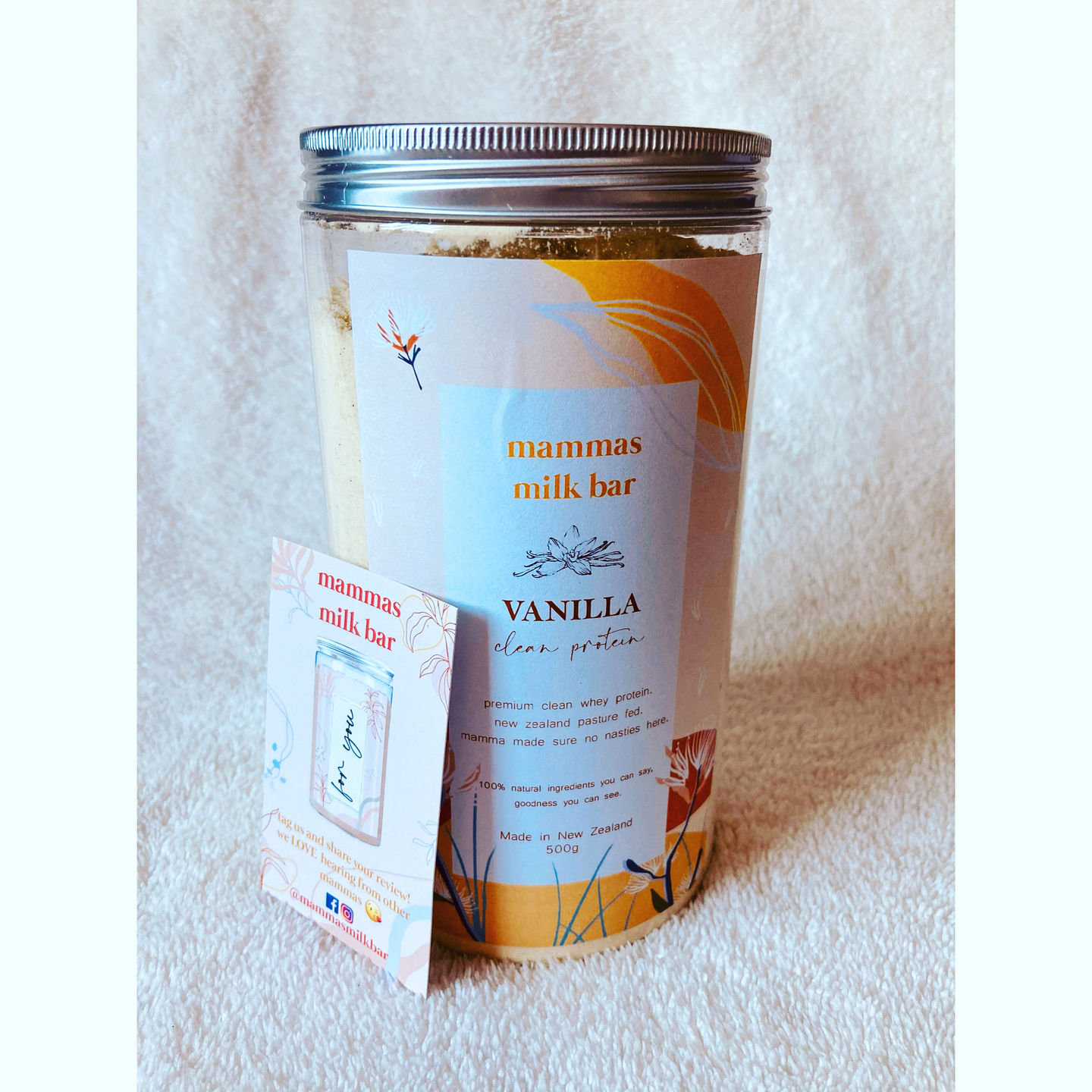 Customer photo review of Vanilla Premium Whey Protein