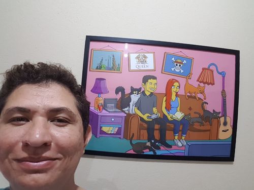 Customer photo review of RETRATO EM ARQUIVO DIGITAL FAMILIA AMARELA