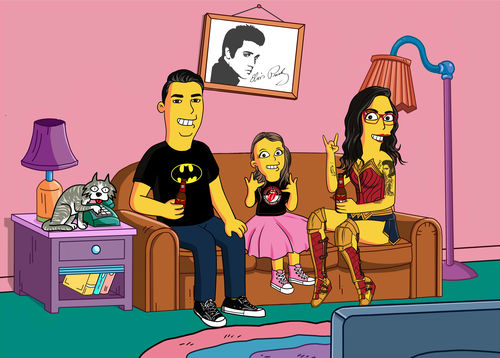 Customer photo review of RETRATO EM ARQUIVO DIGITAL FAMILIA AMARELA