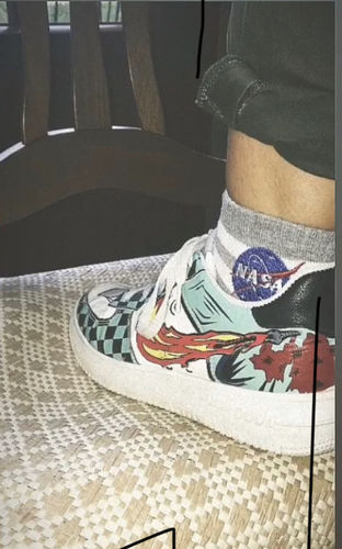 Customer photo review of Sneaker Demon Slayer - Tanjiro Kamado Basse