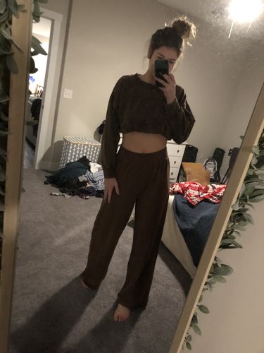 Customer photo review of Adjustable Cropped Jumper