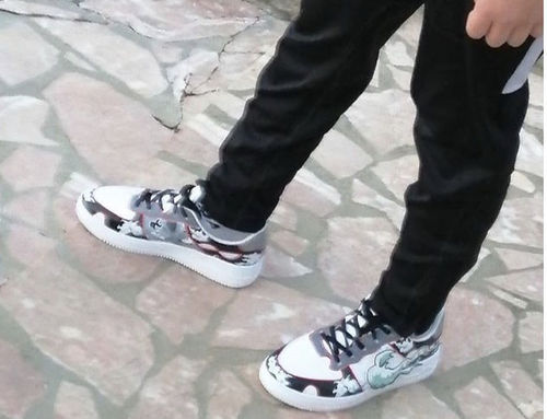 Customer photo review of Sneaker One Piece - Luffy Gear Fourth Basse