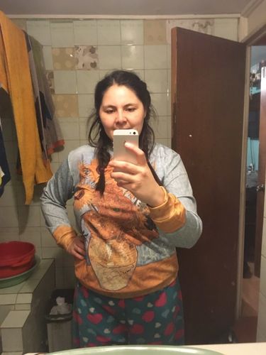 Customer photo review of Van Gogh Sunflowers Sweatshirt