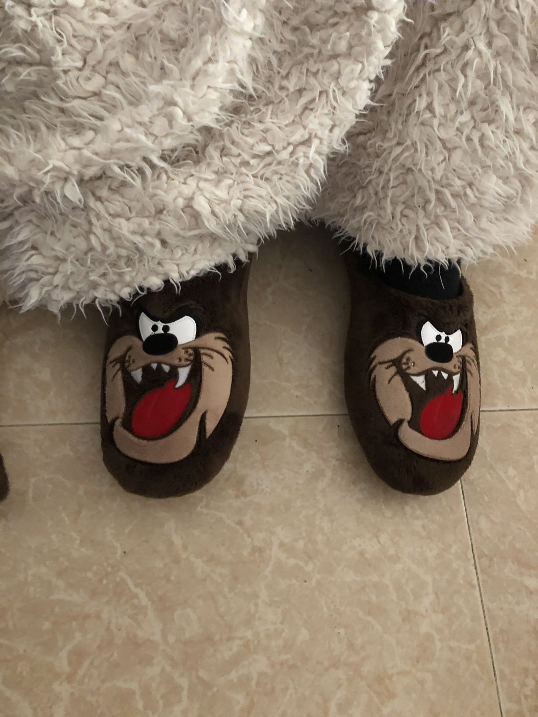 Customer photo review of Zapatilla casa imitación Demonio de Tasmania