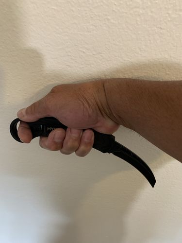 Customer photo review of REAPER KARAMBIT OTF (BLACK EDITION)