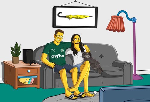 Customer photo review of RETRATO EM ARQUIVO DIGITAL FAMILIA AMARELA