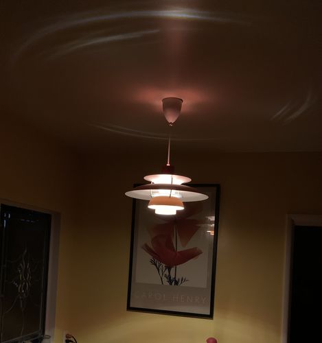 Customer photo review of Mid-Century Modern Lampshade Pendant Light