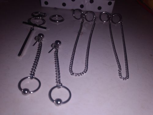 Customer photo review of "BTS 6 PIECE" EARRING PACK